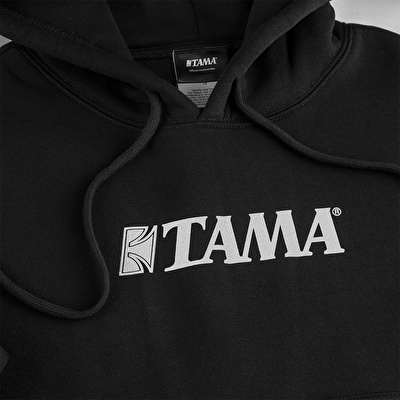 TAMA Logo Pullover Hoodie Black S Beden